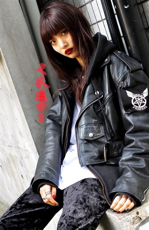 Black Leather Motorcycle Jacket Leather Jacket Girl Leather Outfit Leather Jackets Biker