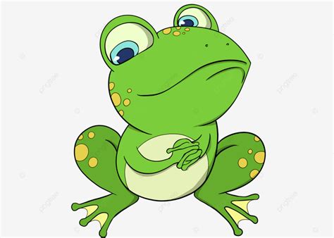 Frog Cute Cartoon Green Frog Cartoon Cartoon Frog Png Transparent