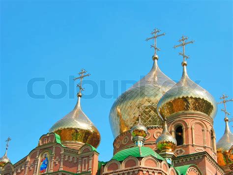 Golden Onion Domes Of St Vladimir Cathedral Cathedral Of Grand