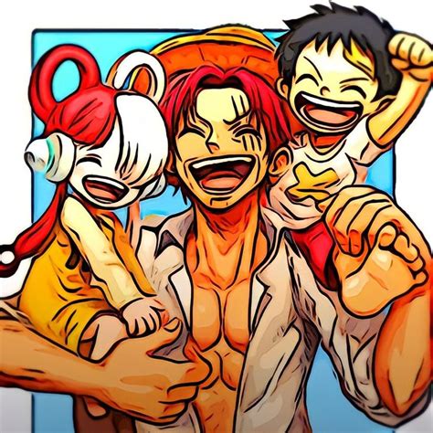 Shanks And Luffy And Uta ┇one Piece Mangas