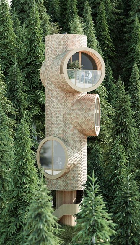 Lemanoosh Futuristic Architecture Tree House Designs Architecture House