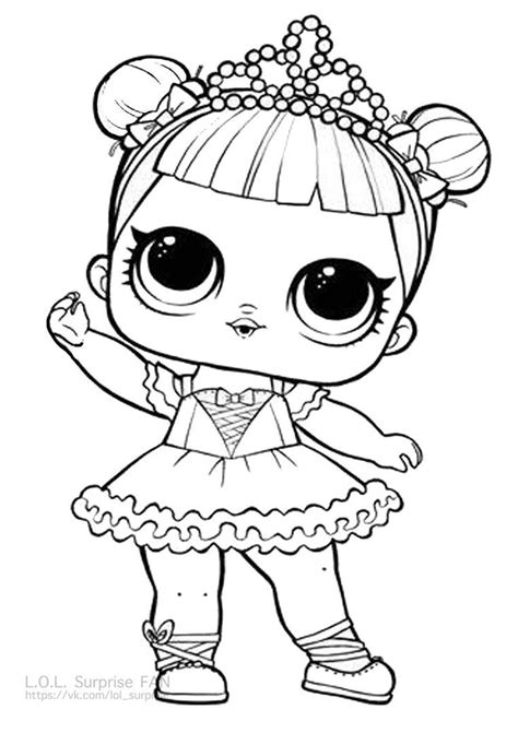 Lol surprise doll coloring page ❤ coloring pages lol surprise learn how to draw another lol surprise doll! Center Stage LOL Doll Coloring Page - LOL Surprise Doll ...