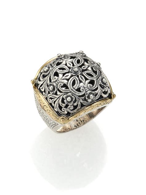 Konstantino Classics 18k Yellow Gold And Sterling Silver