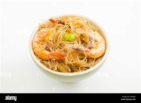 Close Up Of Pansit Bihon A Filipino Noodle Dish Stock Photo Alamy