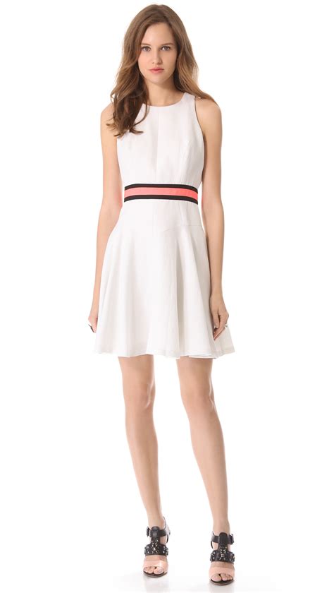 Lyst Milly Sleeveless Circle Dress In White