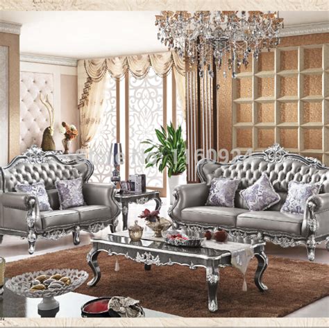 Calderwell black and grayreclining living room set. Luxury Silver Grey Oak European Style Living Room ...