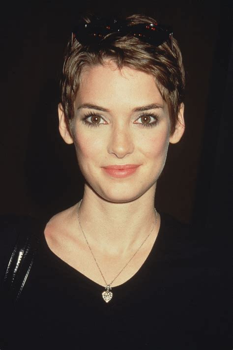 Winona Ryder In A Pixie Cut