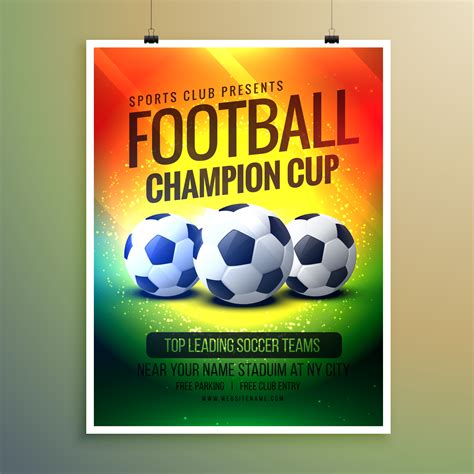 Amazing Football Background For Event Flyer And Invitation Download
