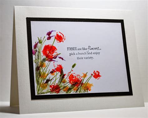 Eileens Crafty Zone Rubbernecker Stamps Flowers In The Breeze