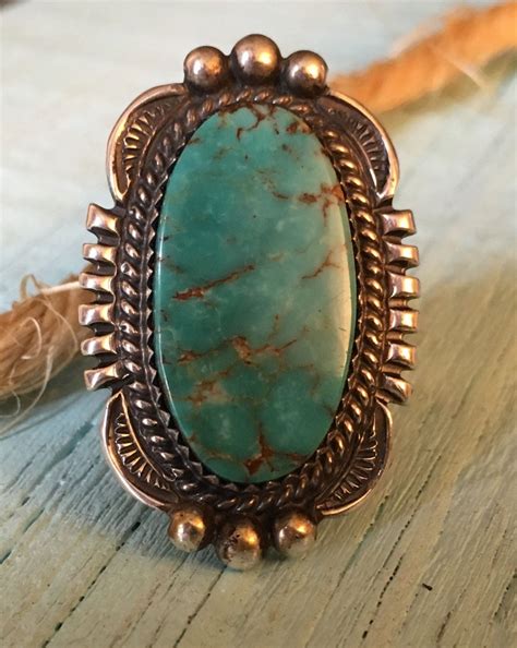 Turquoise Ring By Erick Begay Sterling Silver By EraofJewelry On