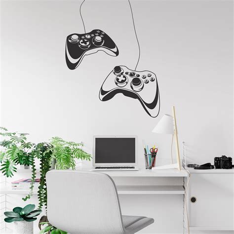 Gaming Controller Wall Decal Xbox Game Controller Wall Etsy