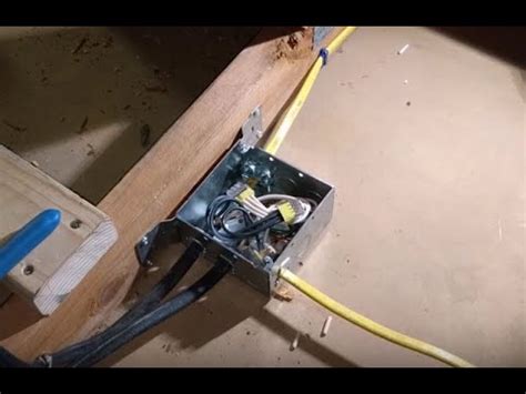 I know someone who uses fake decorative timbers which spanned their ceilings and from that timber you could maybe put a junction box instead of the concrete ceiling. Garage Lighting Project P5: Wiring to Attic Junction Box ...