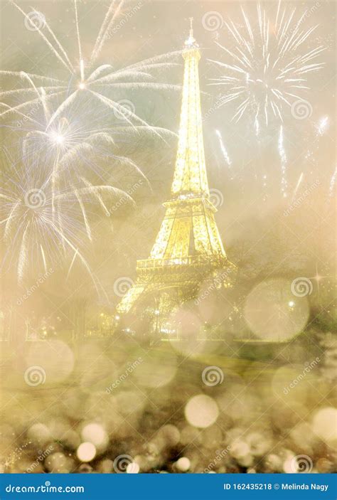 Celebrating New Year In The City Eiffel Tower And X28paris France