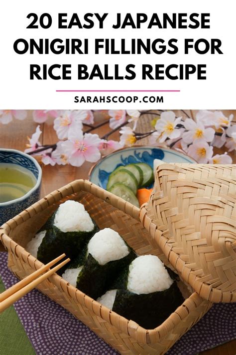 Onigiri Filling Recipe 20 Japanese Rice Ball Fillings