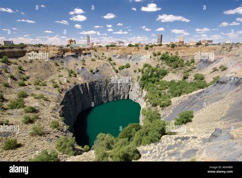 The Big Hole In Kimberley In South Africas North West Province Stock