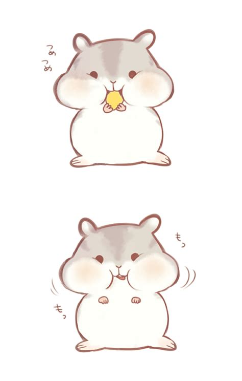 Hamster Cute Drawings Cartoon Drawings Kawaii Drawings