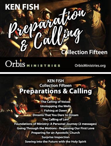 Mp3 Card Collection 15 Preparation And Calling Orbis Ministries Inc Tm