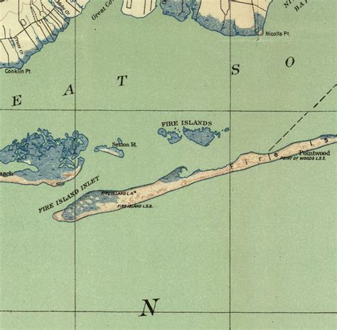 Vintage Map Of Long Island 1913 Vintage Maps And Prints