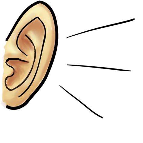 Download Ear Free Listening Clipart Transparent Png Listening Ear