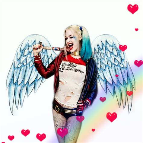 Download Harleyquinn Joker Suicidesquad Dc Heart Harley Quinn Suicide