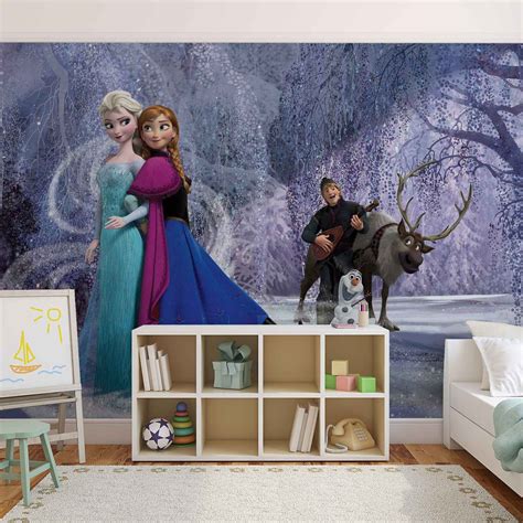 Disney Frozen Elsa Anna Wall Paper Mural Buy At Ukposters