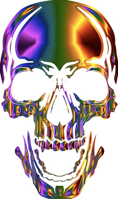 Free Photo Skeleton Death Icon Tribal Skull Bones Head Max Pixel