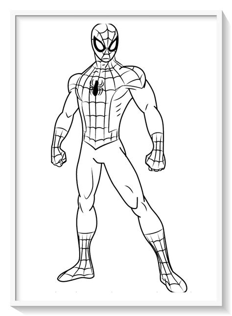 Dibujos Colorear Imprimir Spiderman