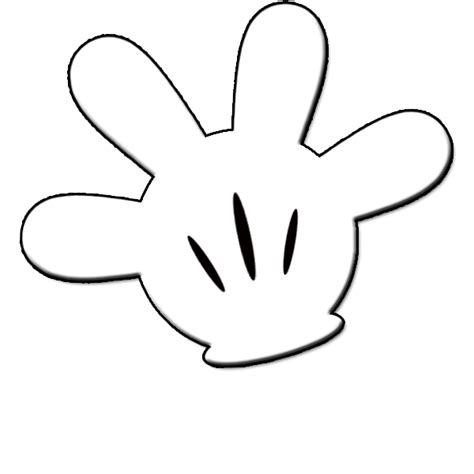 Looking For A Mickey Hand Image Mickey Mouse Template Free