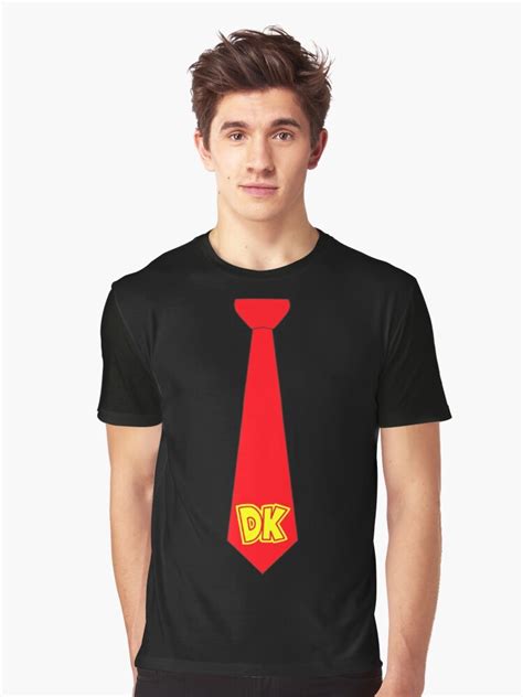 Dk Tie Donkey Kong Tie T Shirt Graphic T Shirt By Headout Redbubble
