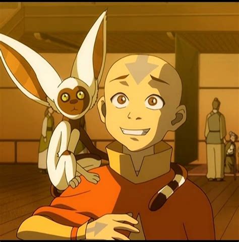 Avatar Aang And Momo Aang Avatar Picture Avatar Aang