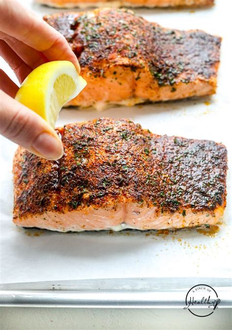 Oven Baked Salmon Quick Easy A Pinch Of Healthy