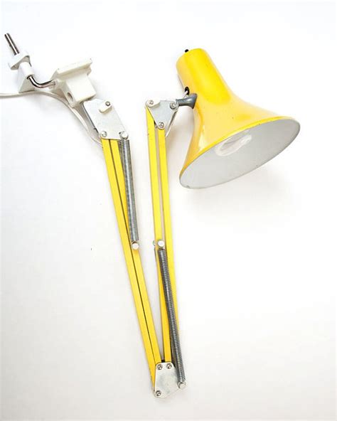 Vintage Yellow Luxo Task Lamp Architect Light Etsy Task Lamps Lamp