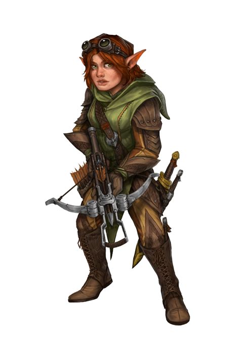 Female Gnome Ranger Rogue Pathfinder 2e Pfrpg Dnd Dandd 35 5e 5th Ed