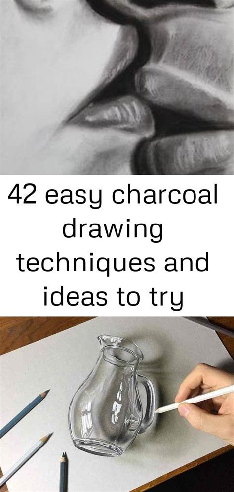Easy Charcoal Drawing Techniques And Ideas To Try Easy Charcoal Drawings Drawing