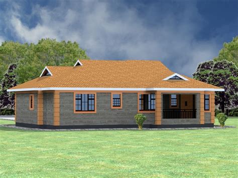The design roof area, roofing details, walling details, interior and exterior. simple 3 bedroom house plans in kenya |HPD Consult
