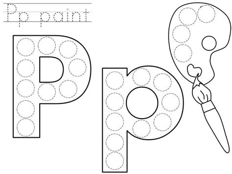 Connect dots to dot worksheets are fun, but they also help kids develop many important skills. do-a-dot-letter-p-printable « Preschool and Homeschool