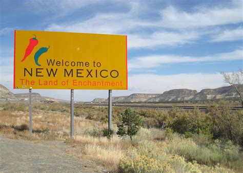 Welcome To New Mexico Welcome To New Mexico Sign At The Flickr