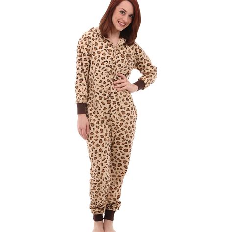 Cute Adult Onesie Teddy Bear Print On Pink Funzee