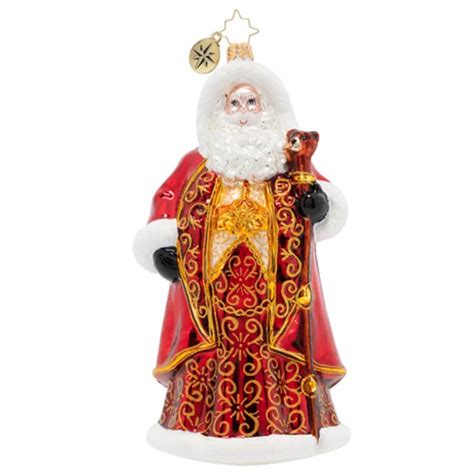 Christopher Radko Crimson Clad Santa 1020302 Letitsnowandsparkle In