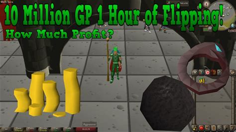 How Much Profit Can I Make In 1 Hour Of Flipping With 10 Million Gp At