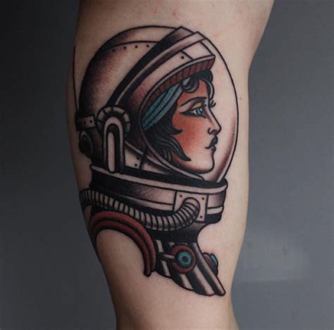 Pin By Max Marling On Tattoo Astronaut Tattoo Traditional Tattoo