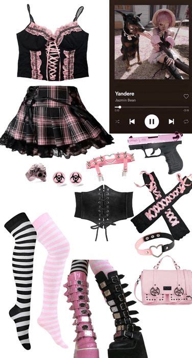 𝔍𝔞𝔷𝔪𝔦𝔫 𝔅𝔢𝔞𝔫 𝔜𝔞𝔫𝔡𝔢𝔯𝔢 Outfit Shoplook Pastel Goth Outfits Really