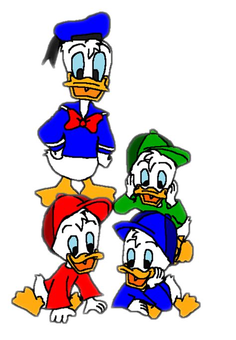 Donald Duck Huey Dewey And Louie Duck Mickey And Friends Fan Art