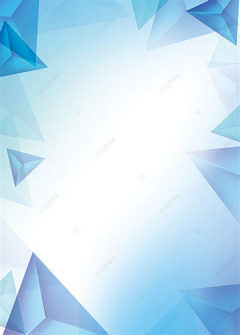 Fundo Abstrato Gradiente Em Triângulo Azul Papel De Parede Para