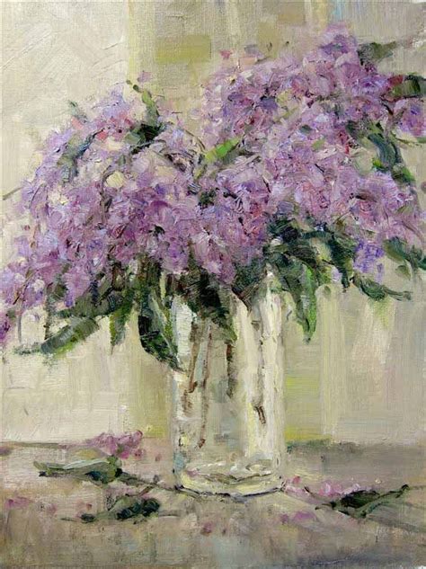 Artist Carol Jenkins In 2023 Lilac Painting Abstract Canvas Painting
