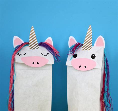 This Unicorn Craft Will Brighten Your Day Paper Bag Crafts Unicorn