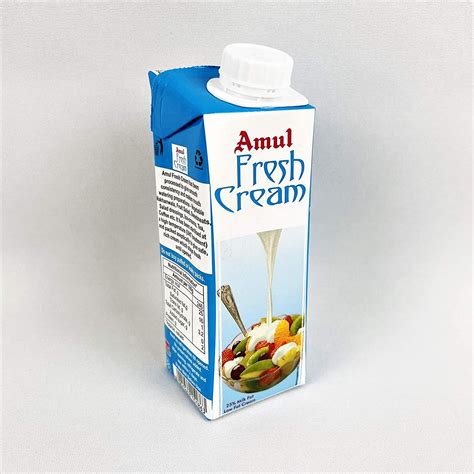 Amul Fresh Cream 250ml Buy Fresh Cream Online All About Baking