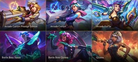 Skins Lol League Of Legends Arcade 2019 Ultracombo Skins Missions