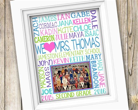 Maybe you would like to learn more about one of these? Gift for Teacher ~ Class Photo Gift ~ Teacher Appreciation ...
