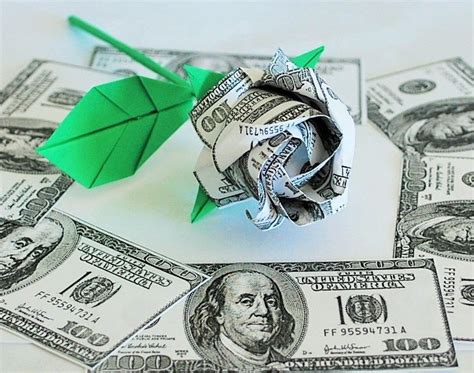 Money Rose Origami Rose Paper Rose Money Flower Paper